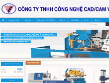 Tablet Screenshot of cadcamvietnam.com.vn